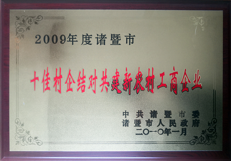 公司分别与牌头镇新五村、陶朱街道五蓬村和岭北镇梅坞村等结对，累计投入100多万元。